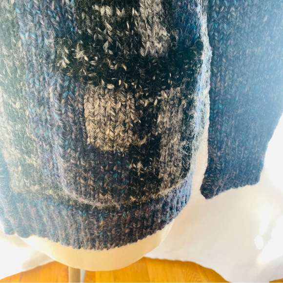 Wilfred by Aritzia XS-M zip front chunky blue/ grey cardigan/jacket - Picture 4 of 10